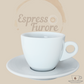 Nuova Point Portofino Caffè Cappuccinotasse weiß 190ml - 6 Tassen Espresso Furore