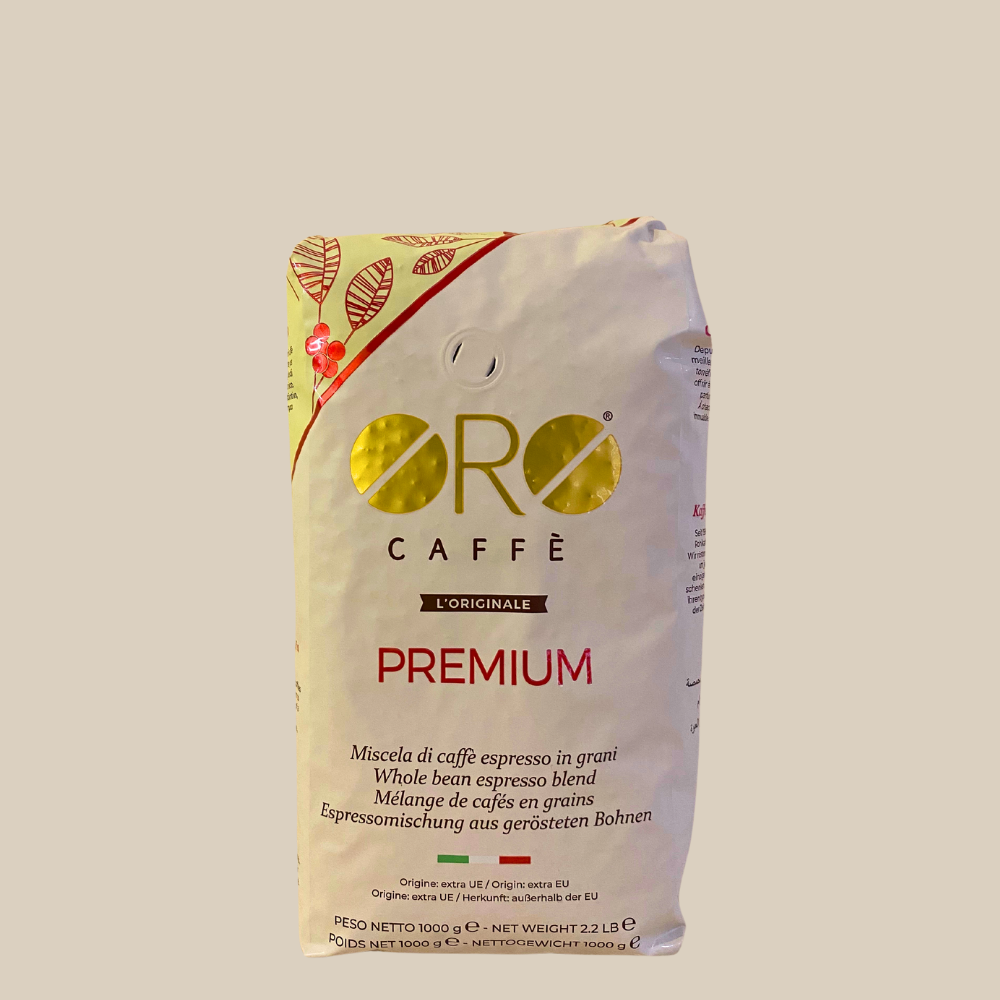 Oro Caffè PREMIUM BAR BLEND 1000g ganze Bohnen Espresso Furore