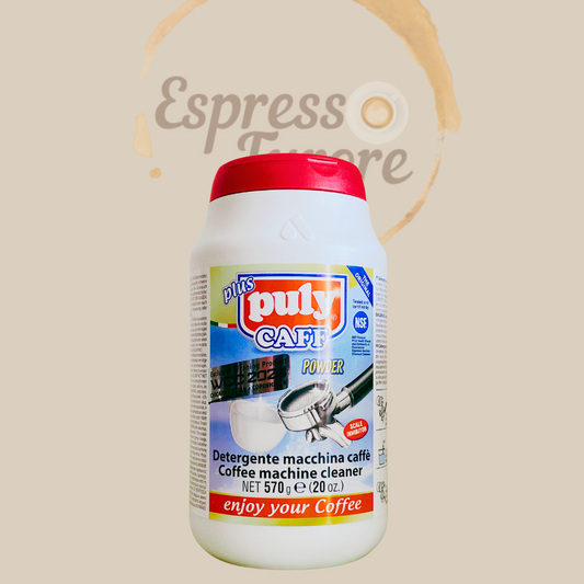 Puly Caff Plus NSF Powder Kaffeefettreiniger, Reinigungspulver für Kaffeemaschinen 570g Espresso Furore
