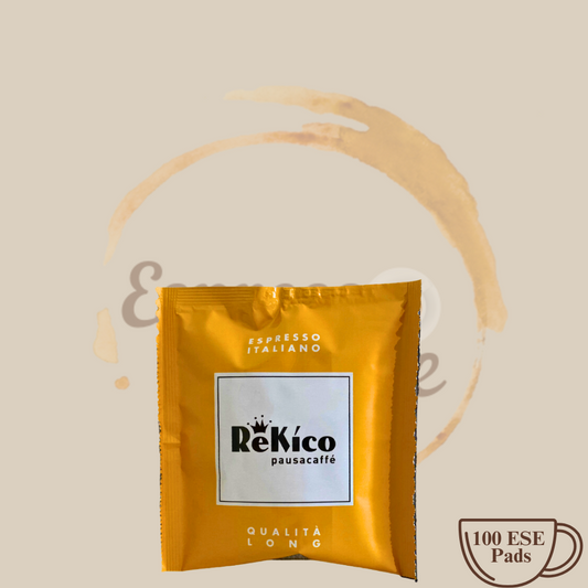 Rekico Lungo E.S.E Kaffeepads für einen längeren Espresso 100 Stück Espresso Furore