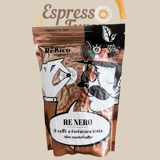 Rekico RE NERO 50% Arabica, 50% Robusta 500g ganze Bohnen - Für alle, die es intensiv lieben