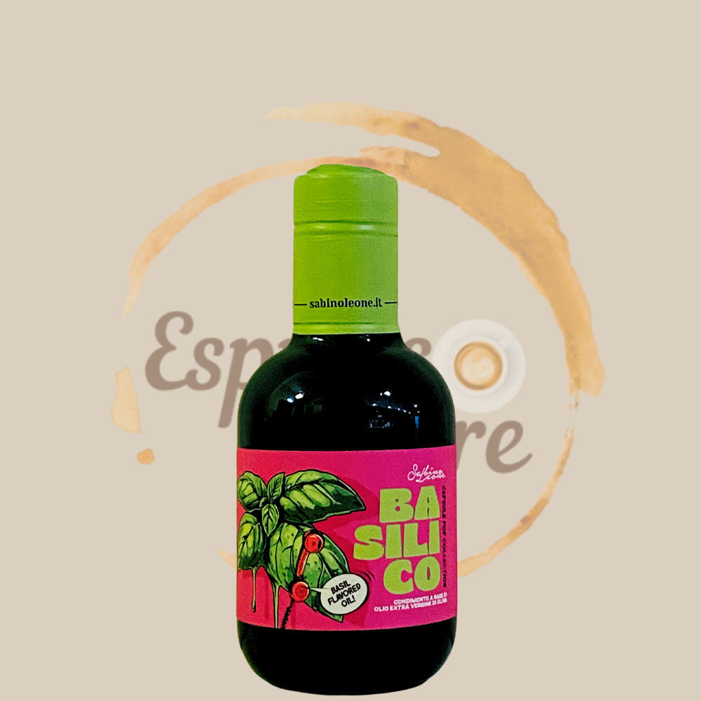Sabino Leone Olio Extra Vergine di Oliva mit Basilikum aromatisiert 250ml - Gusto Basilico