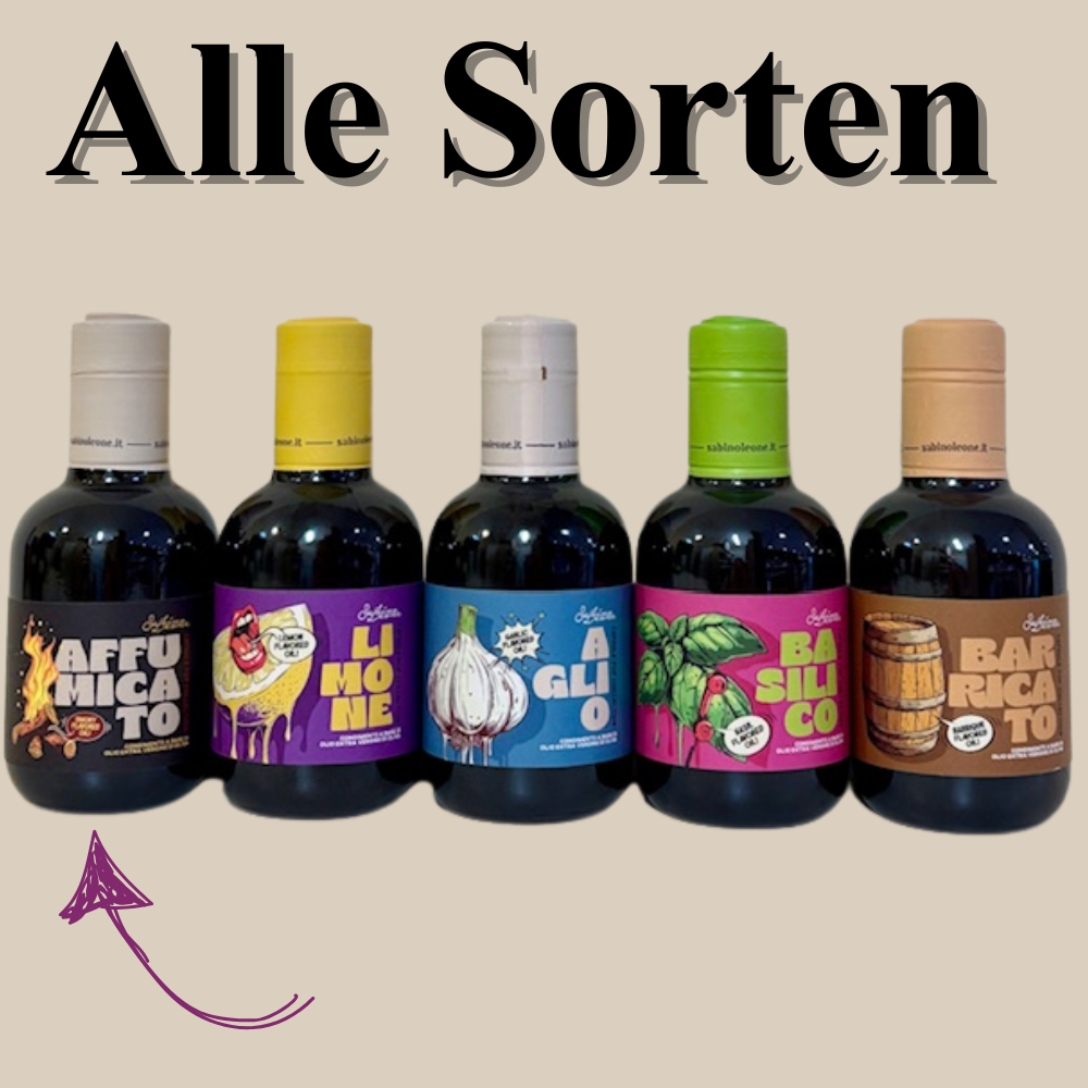 Sabino Leone Olio Extra Vergine di Oliva mit natürlichem Raucharoma 250ml - Gusto Affumicato