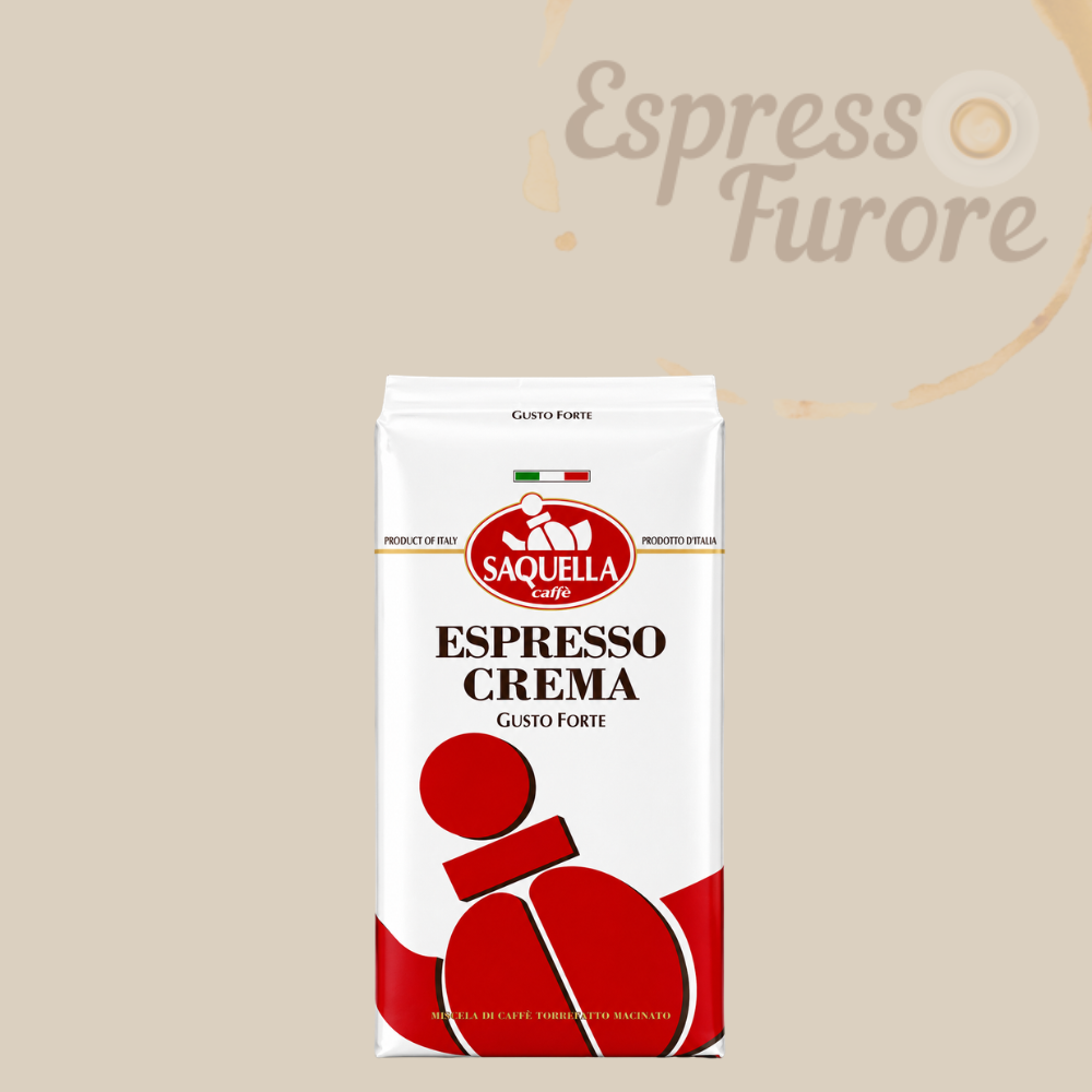 Saquella Espresso Crema 250g gemahlen Espresso Furore
