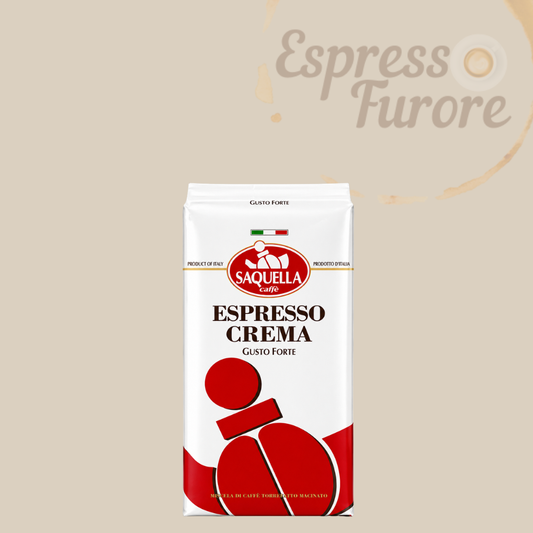 Saquella Espresso Crema 250g gemahlen Espresso Furore