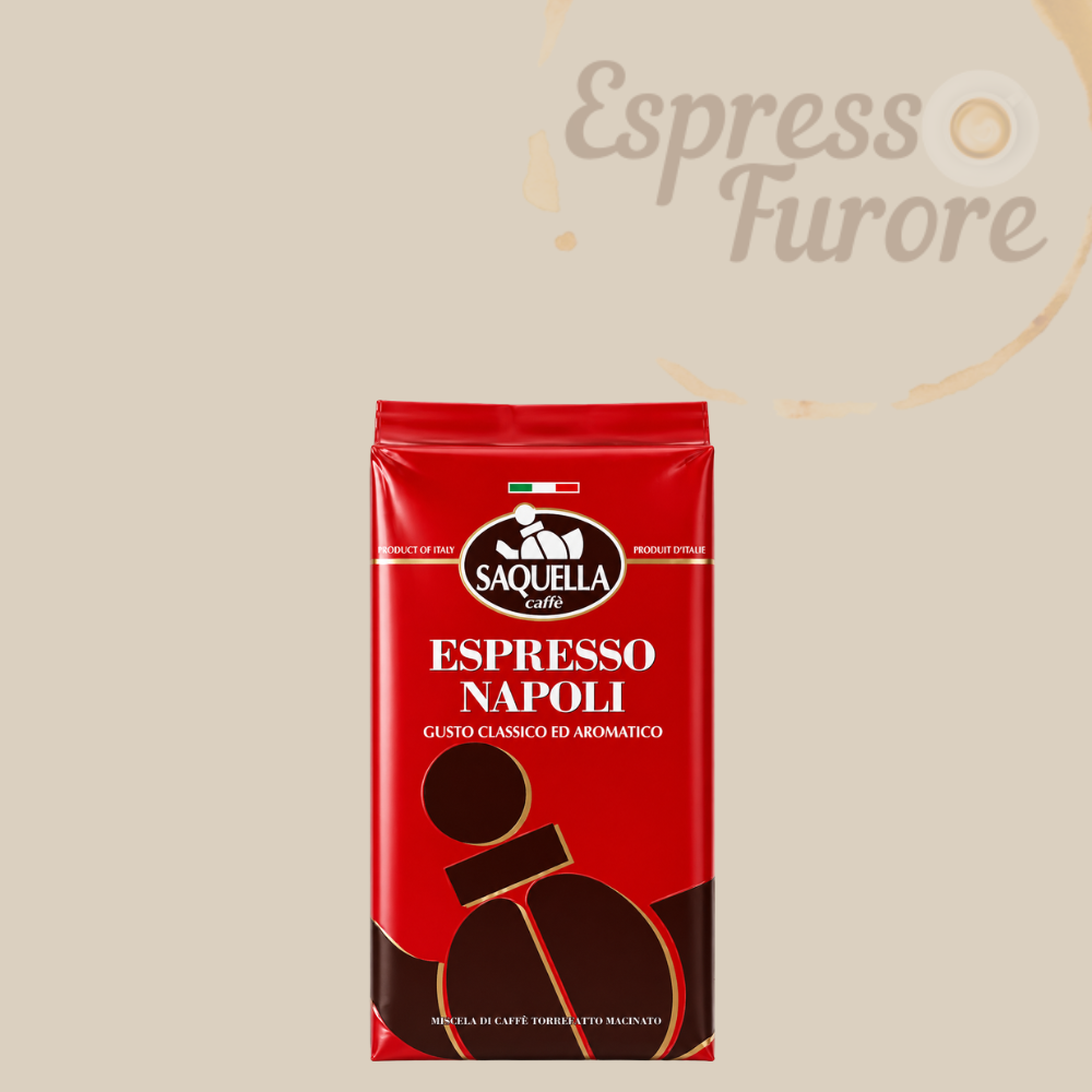Saquella Espresso Napoli 250g gemahlen Espresso Furore