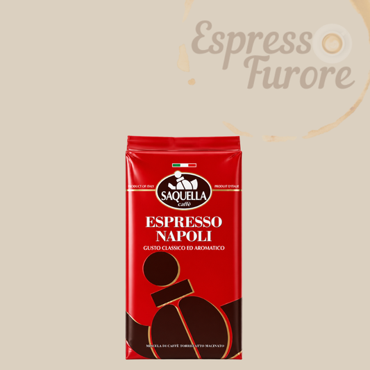 Saquella Espresso Napoli 250g gemahlen Espresso Furore