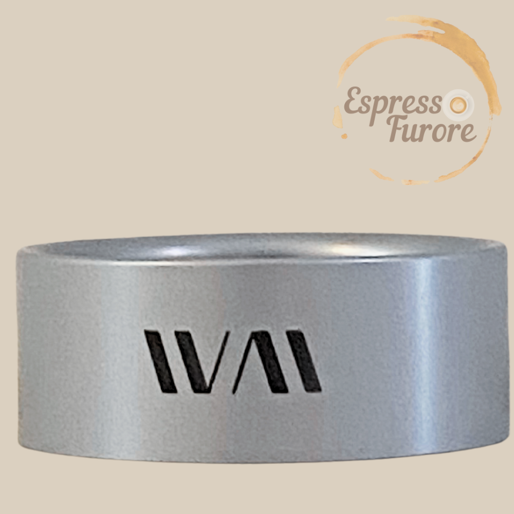 Wiedemann Manufaktur Präzisionstrichter 58mm Silber mit Magneten Espresso Furore