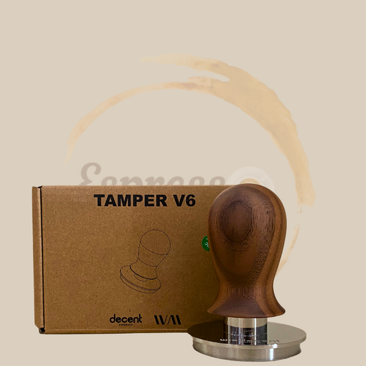 Wiedemann Manufaktur Wiedecent Tamper Nussbaumgriff - V6 Präzisionstamper Espresso Furore