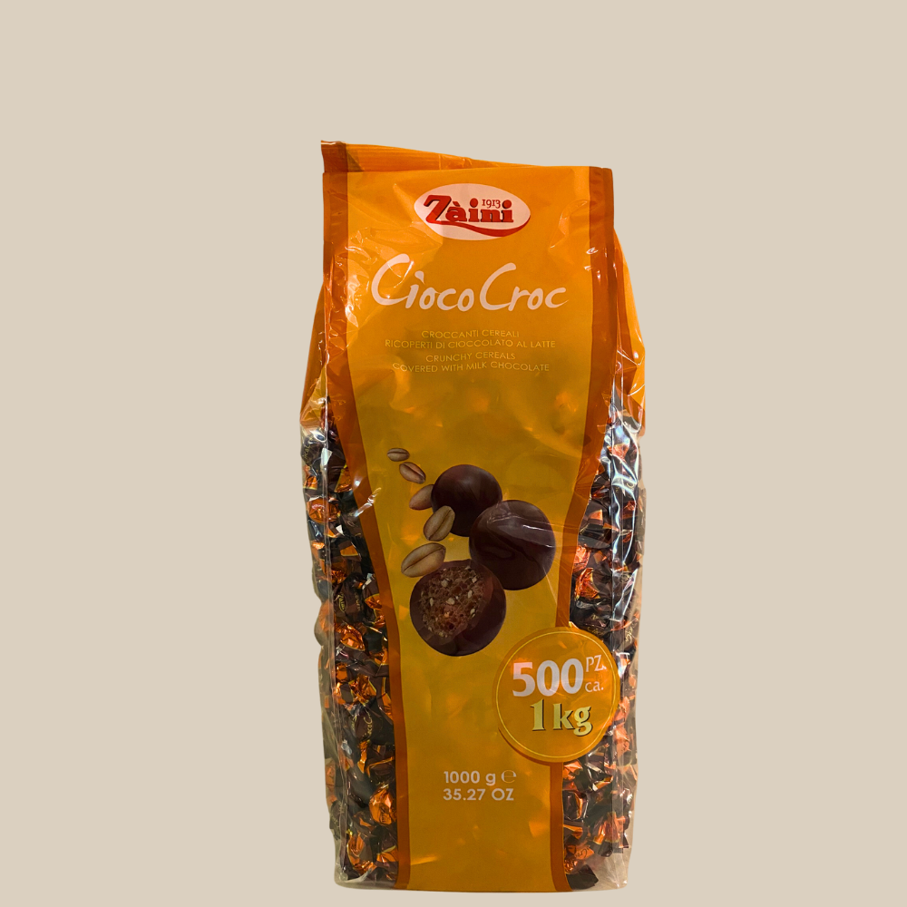 Zaini Cioco Croc - schokolierte knusprige Cerealien Vollmilchschokolade 1000g Espresso Furore