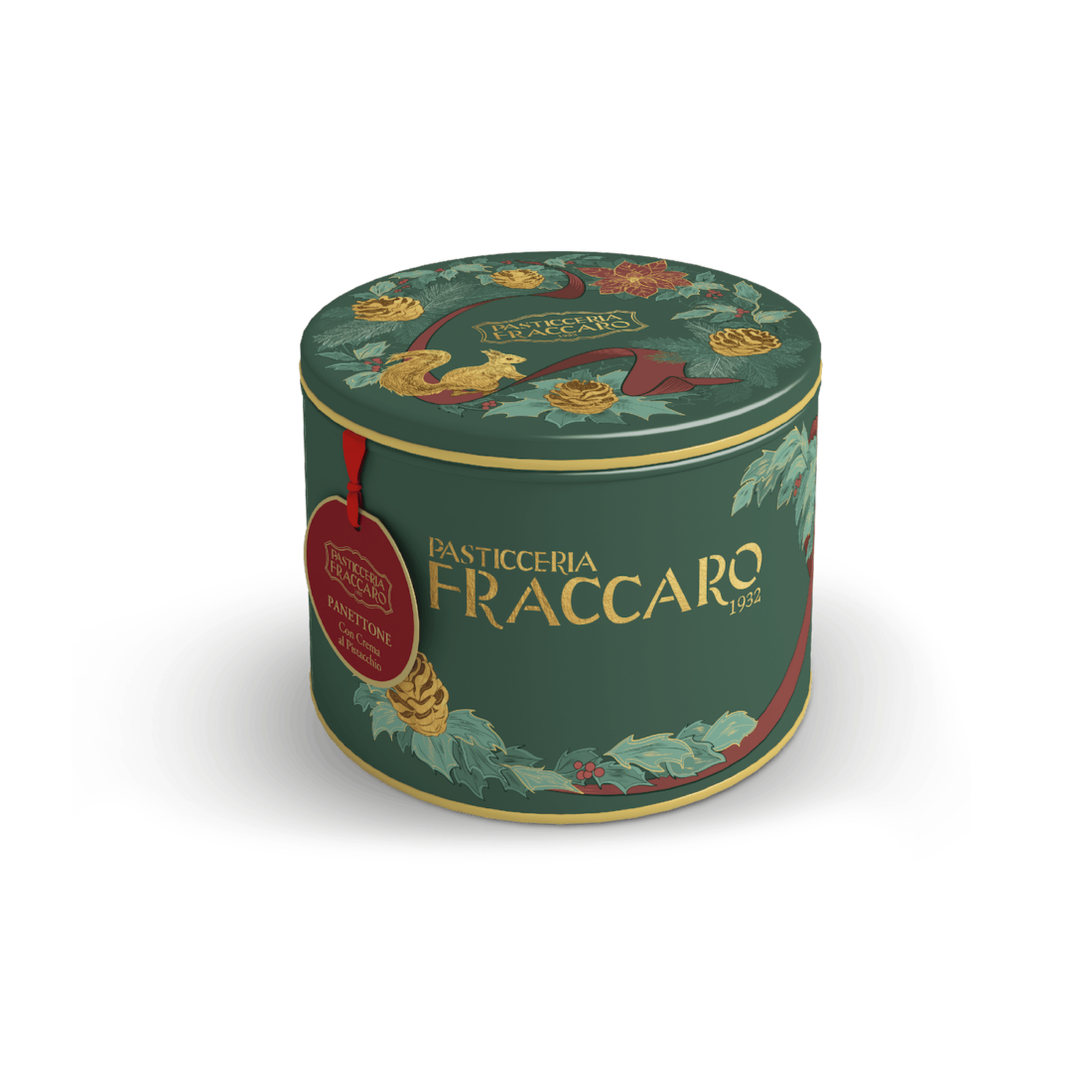 Fraccaro Weihnachtskuchen Panettone Classico 1000g in der Weihnachtsdose