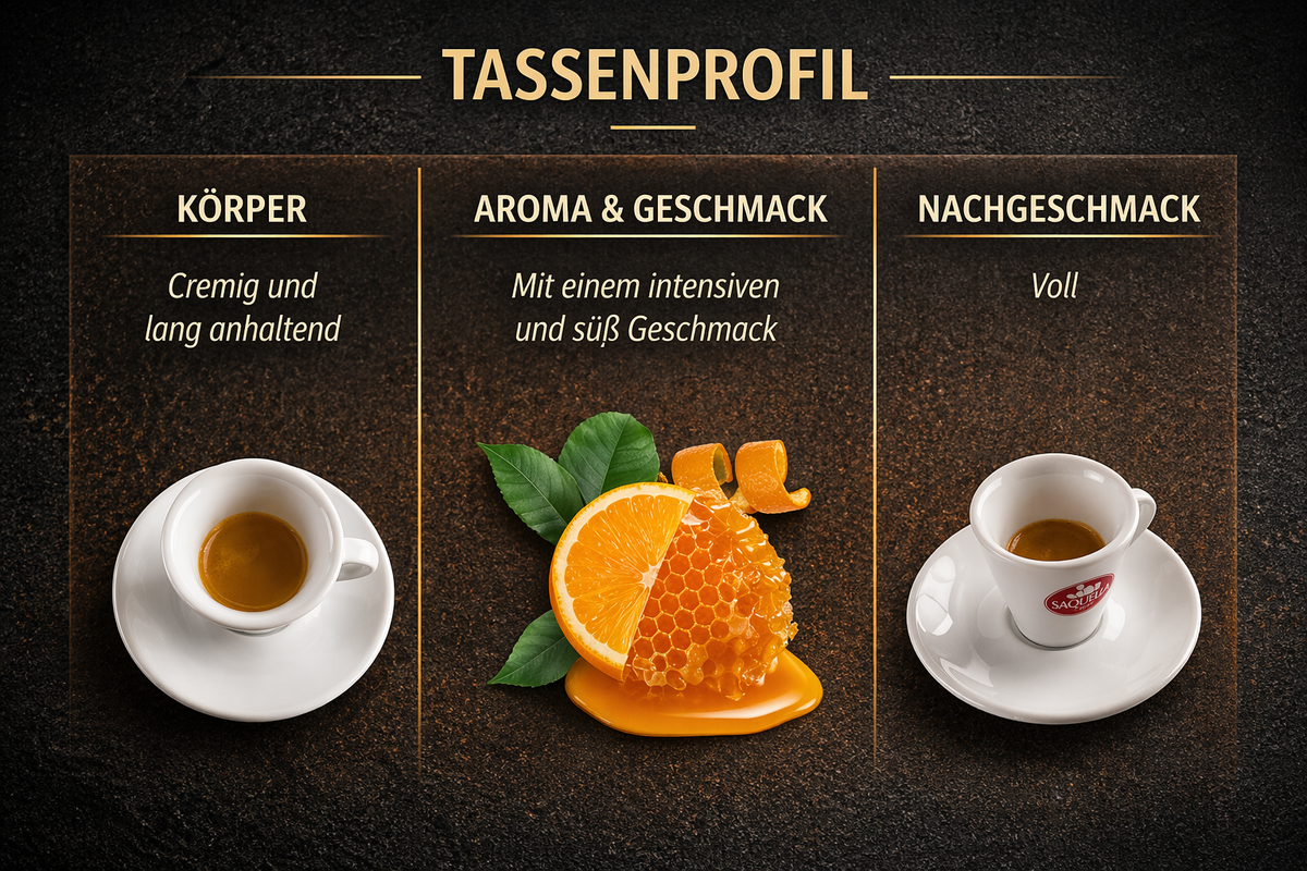 Saquella Dekaf 1000g ganze Bohnen – vollmundig, harmonisch, ohne Koffein