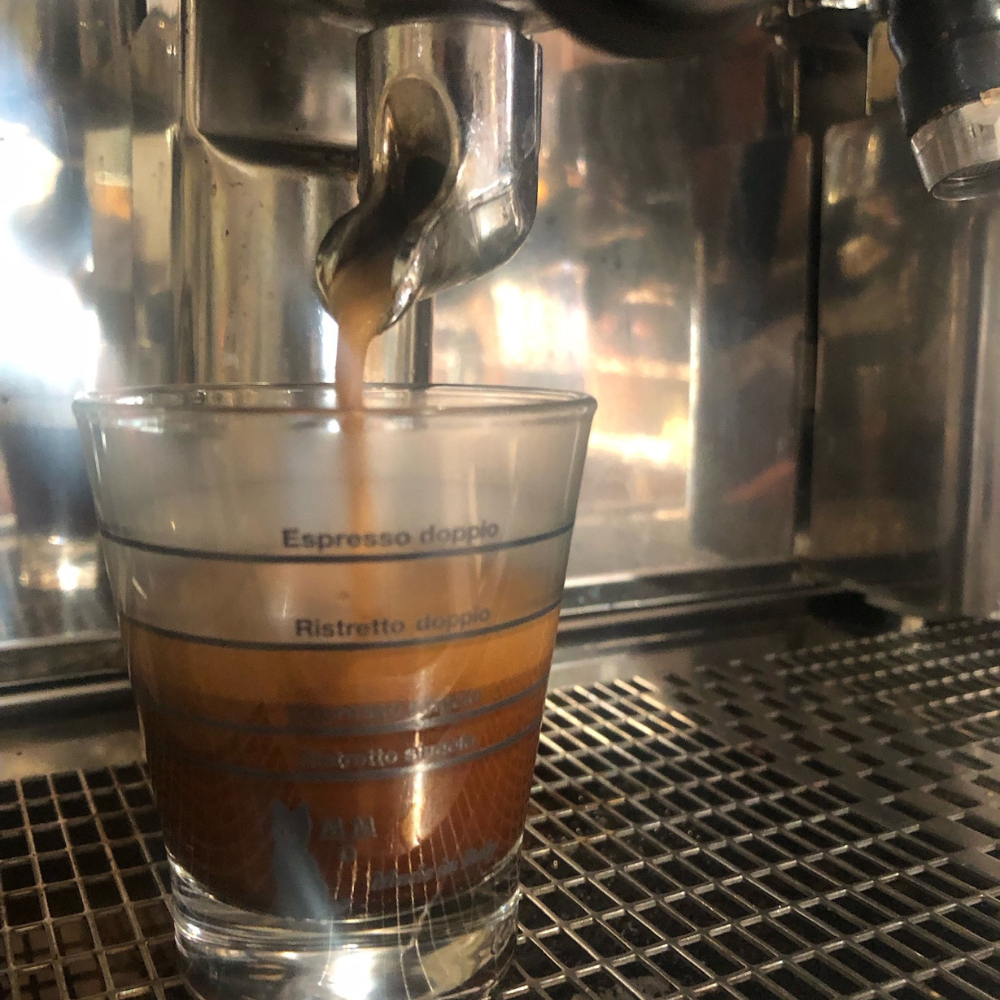 Motta Shotglas Espresso Messglas rund mit Skala